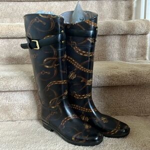 Brand new without tags Lauren rain boots size 8